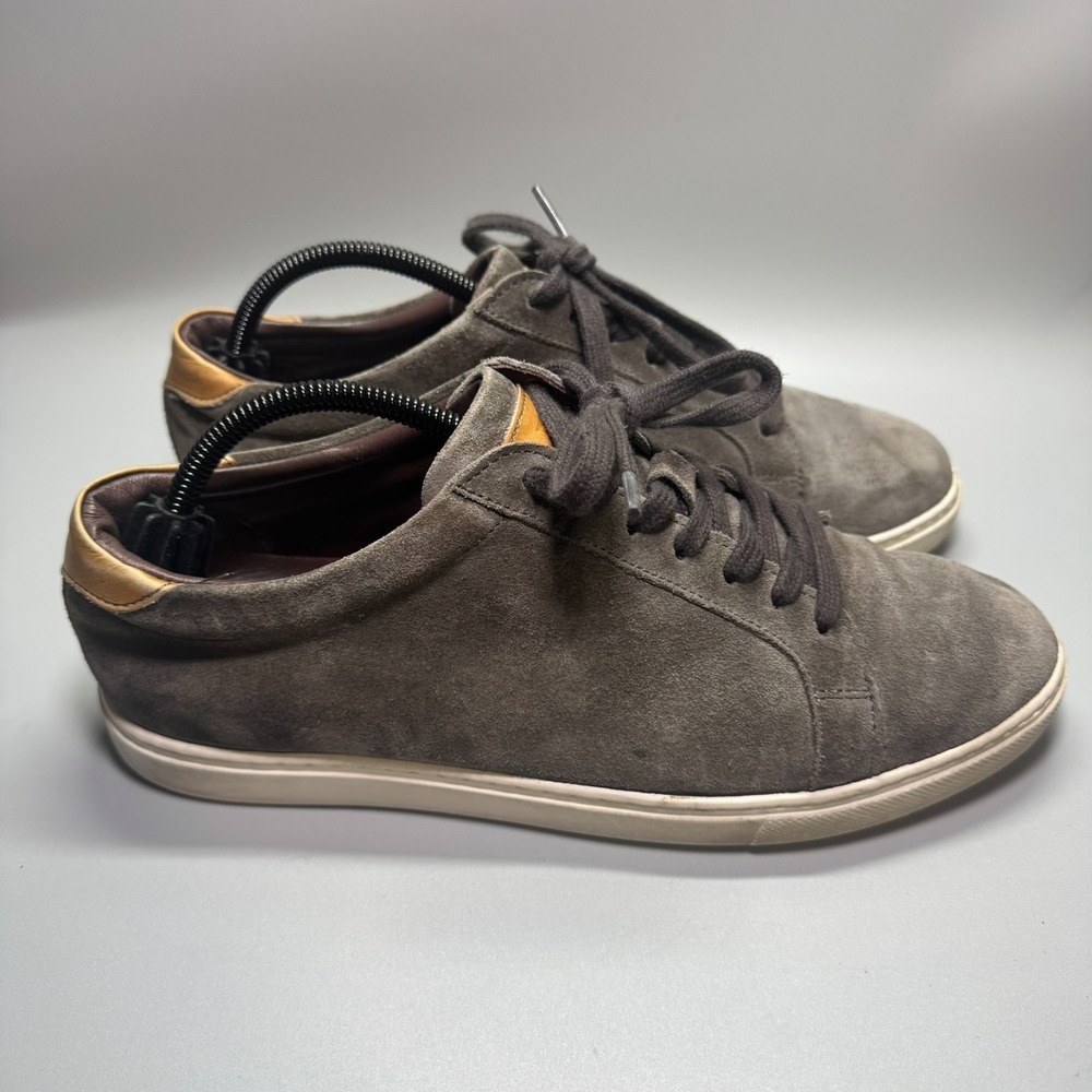 Allen‎ Edmonds Courtside Suede Sneakers Grey 3579 Men's Size 9 D